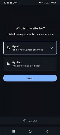 Wix Onboarding-Prozess