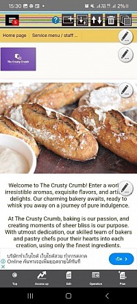 Sitio web de Crayon: cómo crear un sitio web para una panadería