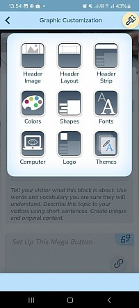 Configuración de personalización gráfica