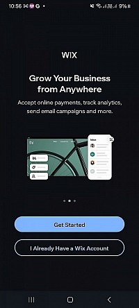 Página de inicio de sesión de Wix
