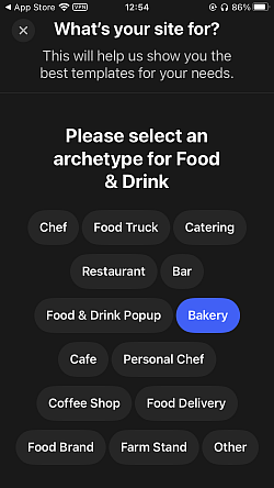 Sous-catégories pour l'alimentation et les boissons
