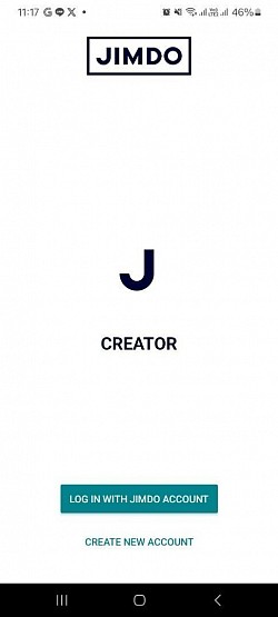 Jimdo App Homepage