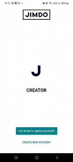 Jimdo App Homepage
