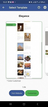 Instant Website Builder 即時網站建立器模板