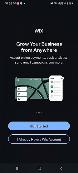 Wix 網站建立器應用程式 - 開始使用