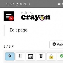 Crayon 應用程式 - 編輯頁面